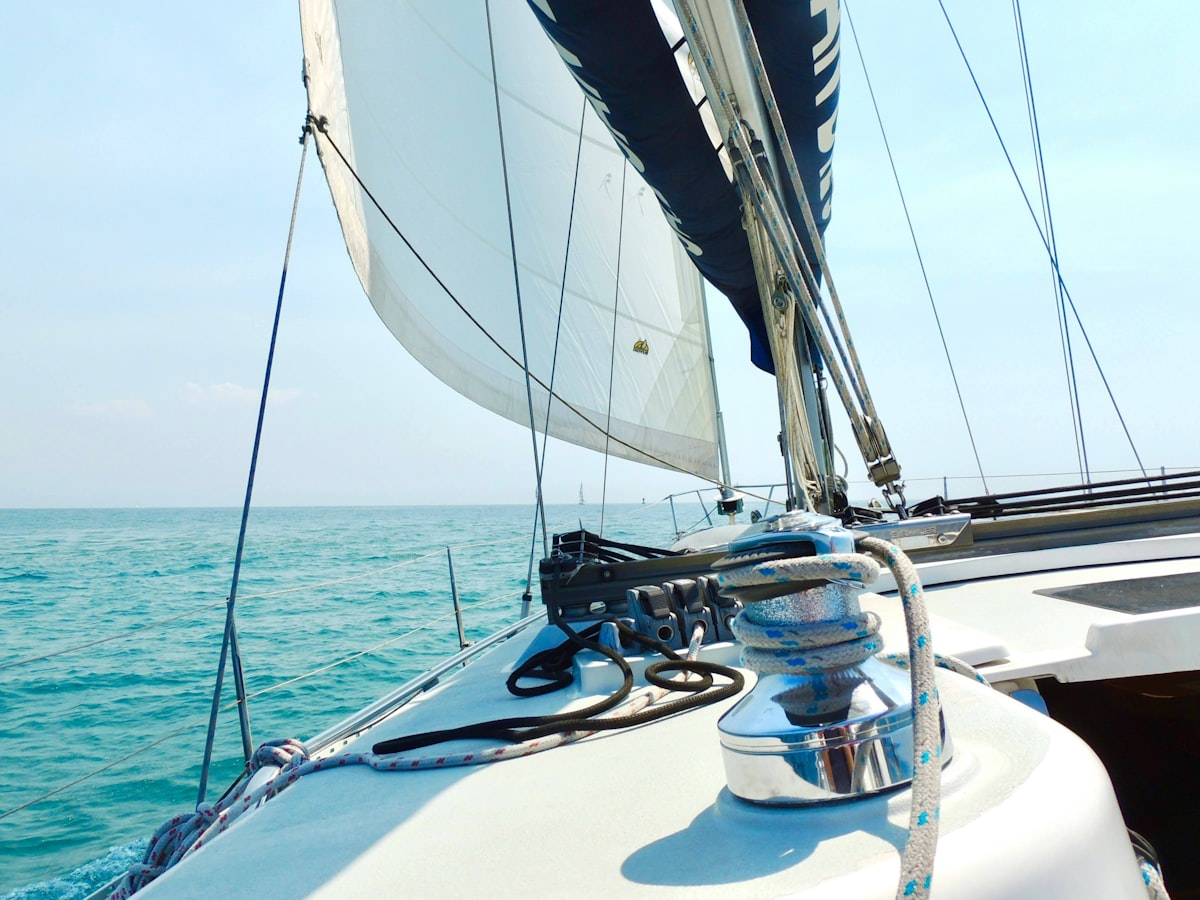 Nautical boating scene