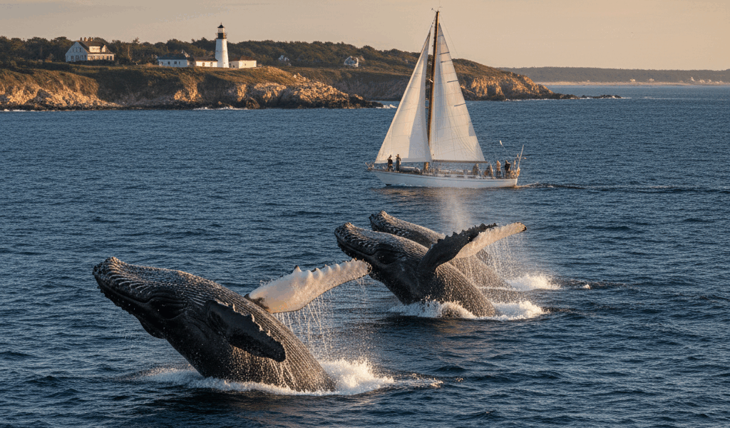 Whale Pod Spotted Off Cape Cod