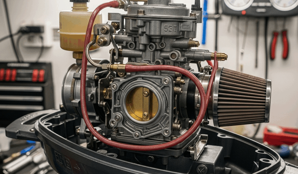 Outboard Motor Sputtering at Full Throttle Fix