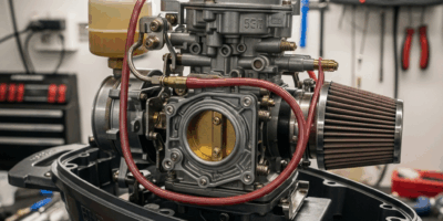 Outboard Motor Sputtering at Full Throttle Fix