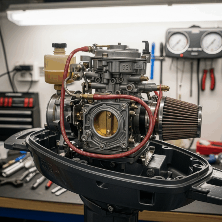 Outboard Motor Sputtering at Full Throttle Fix