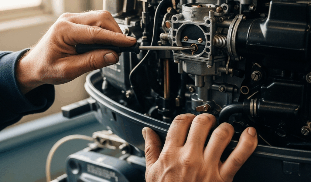 Professional photograph related to: Outboard Motor Surging at Idle — What Causes It and How to Fix I