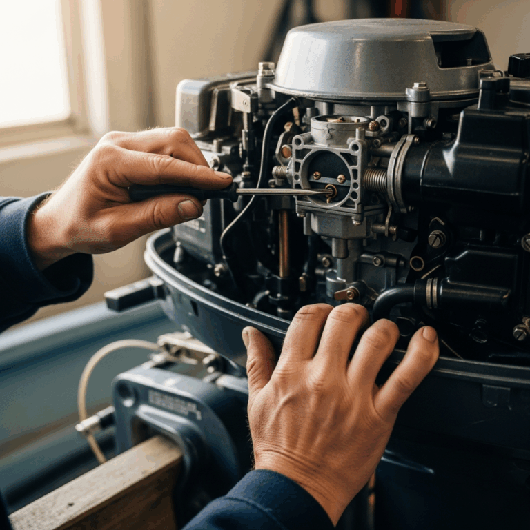 Professional photograph related to: Outboard Motor Surging at Idle — What Causes It and How to Fix I